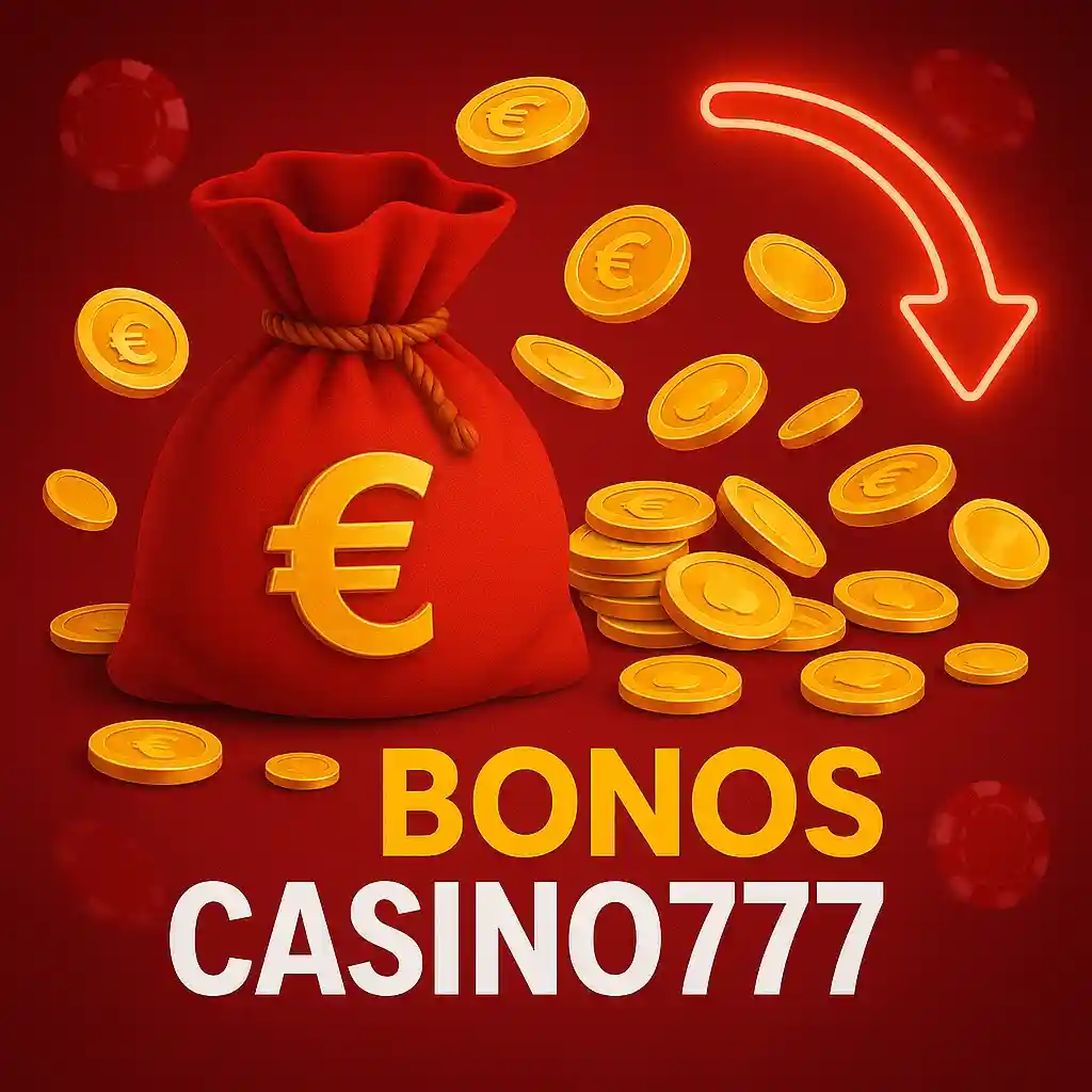 Interfaz de recompensas en casino777
