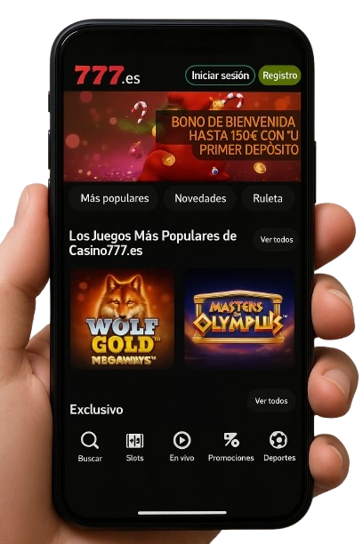 Zona de juegos en 777casino